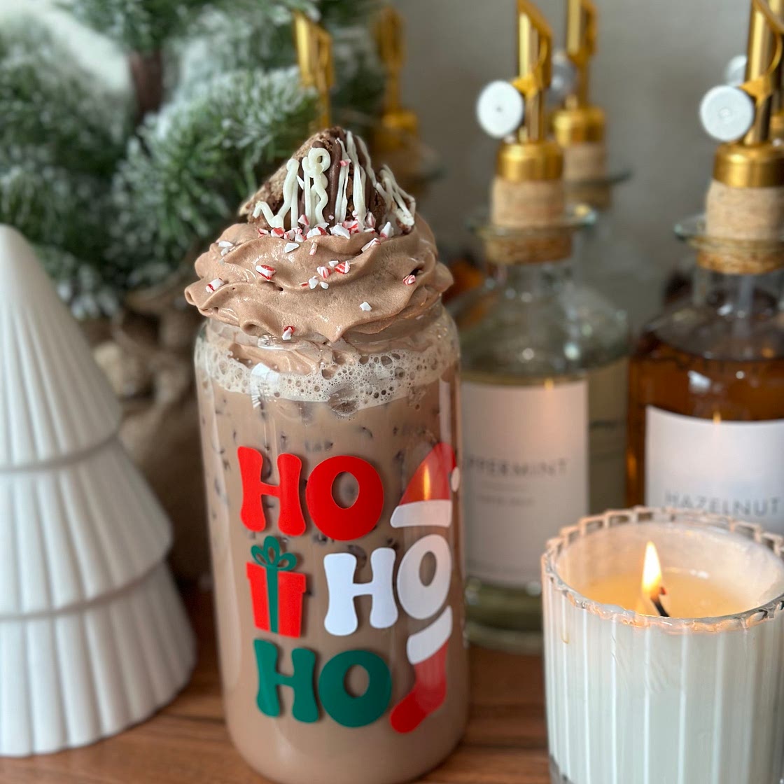 Peppermint Brownie Iced Mocha