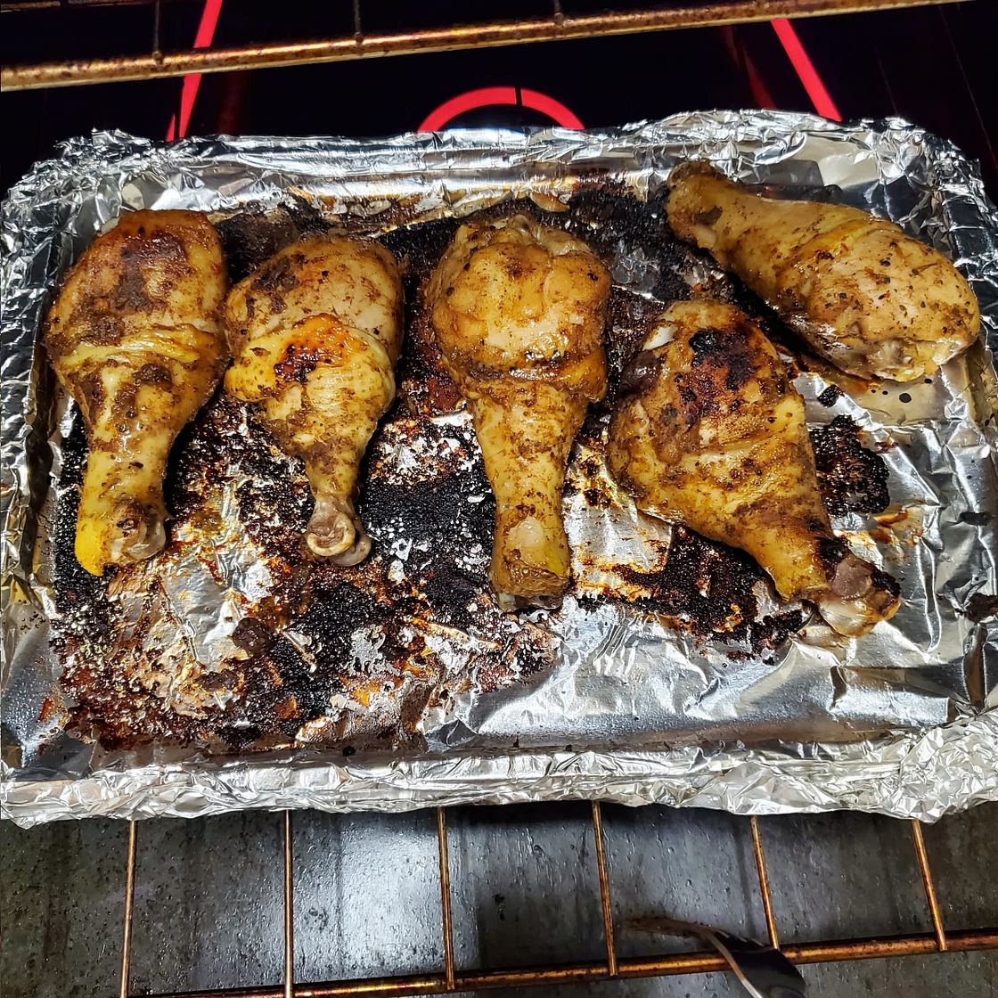 Crispy-Skinned Baked Chicken Drumsticks