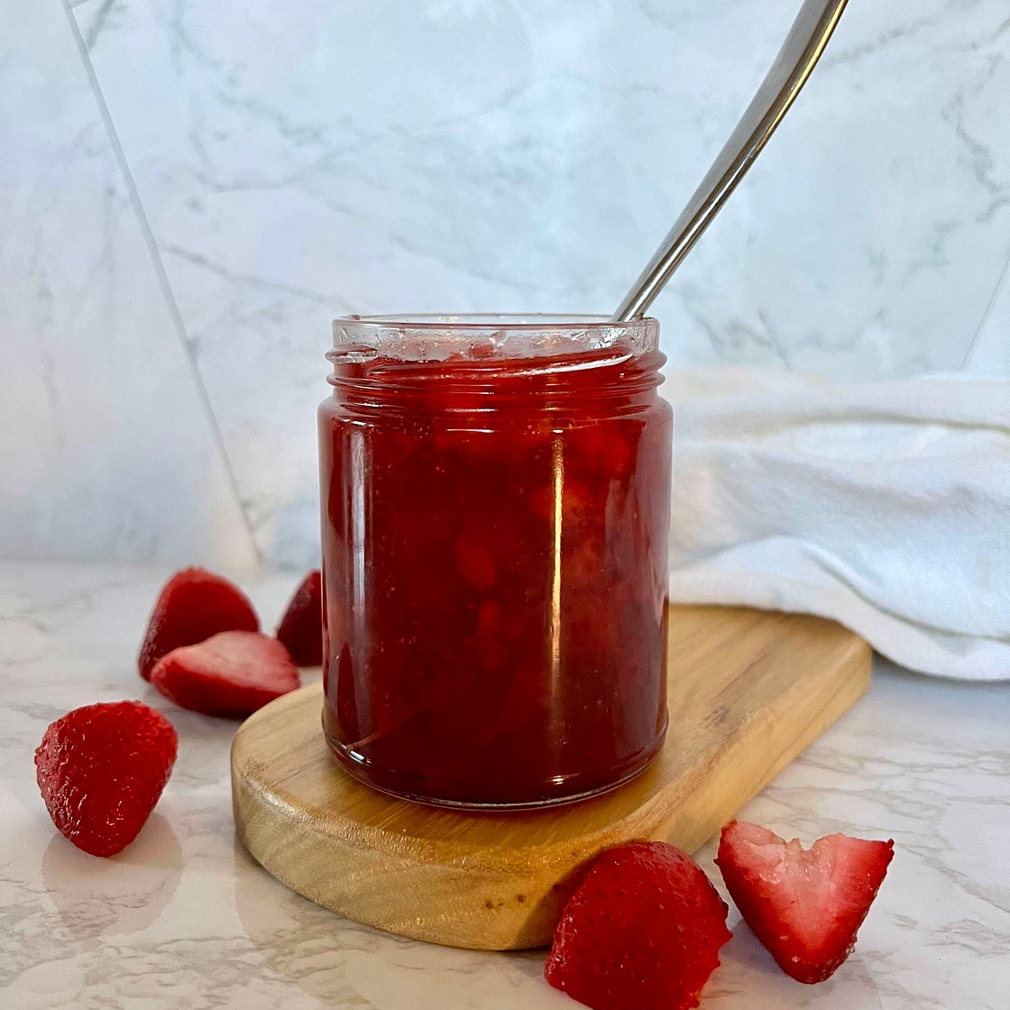 Homemade Jam from Frozen Strawberries