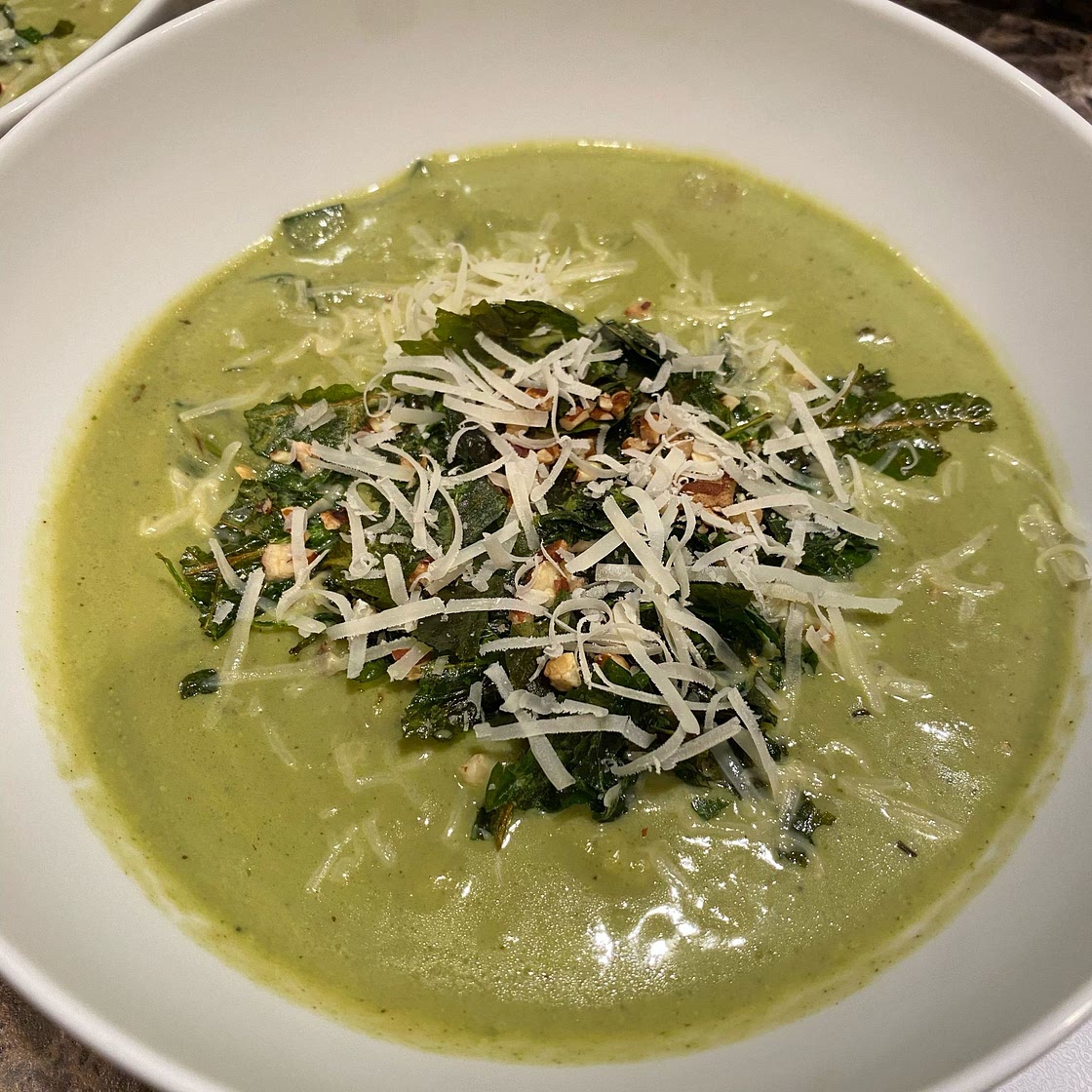 Cauliflower Kale Soup
