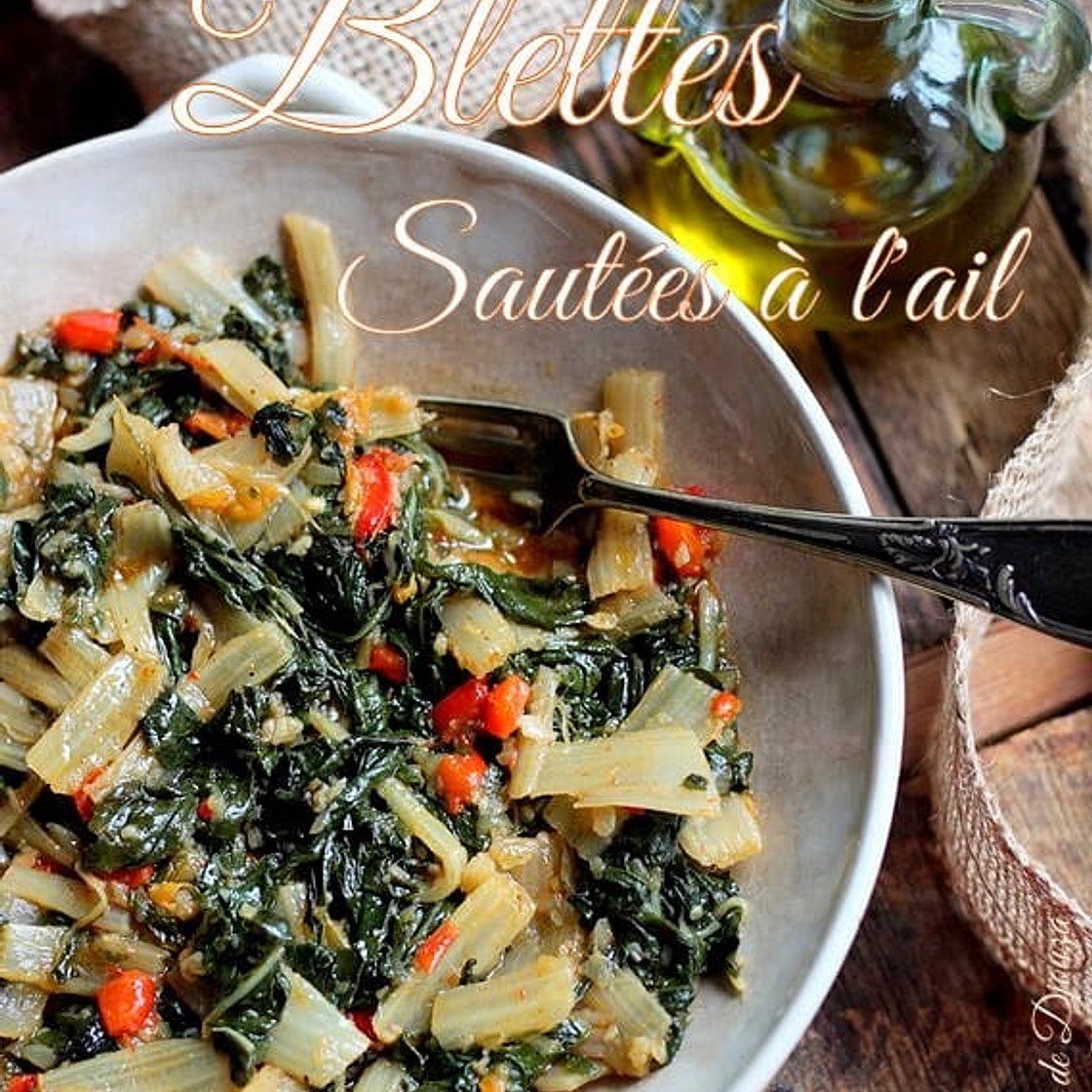 Feuilles de Blettes Sautées à l'Ail, Recette Végétarienne