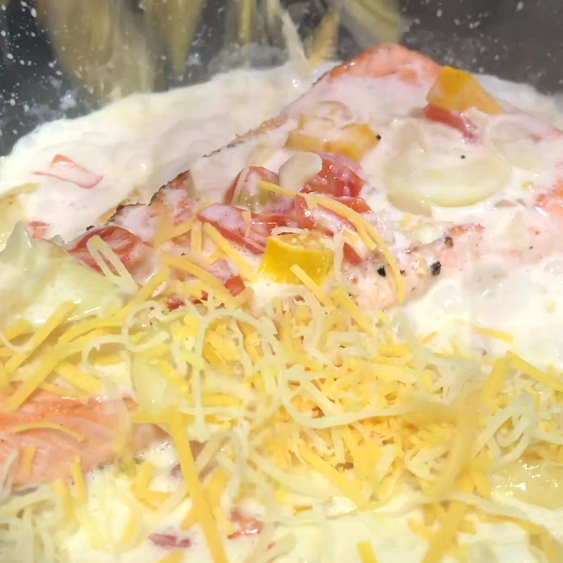 Creamy salmon day 😋 