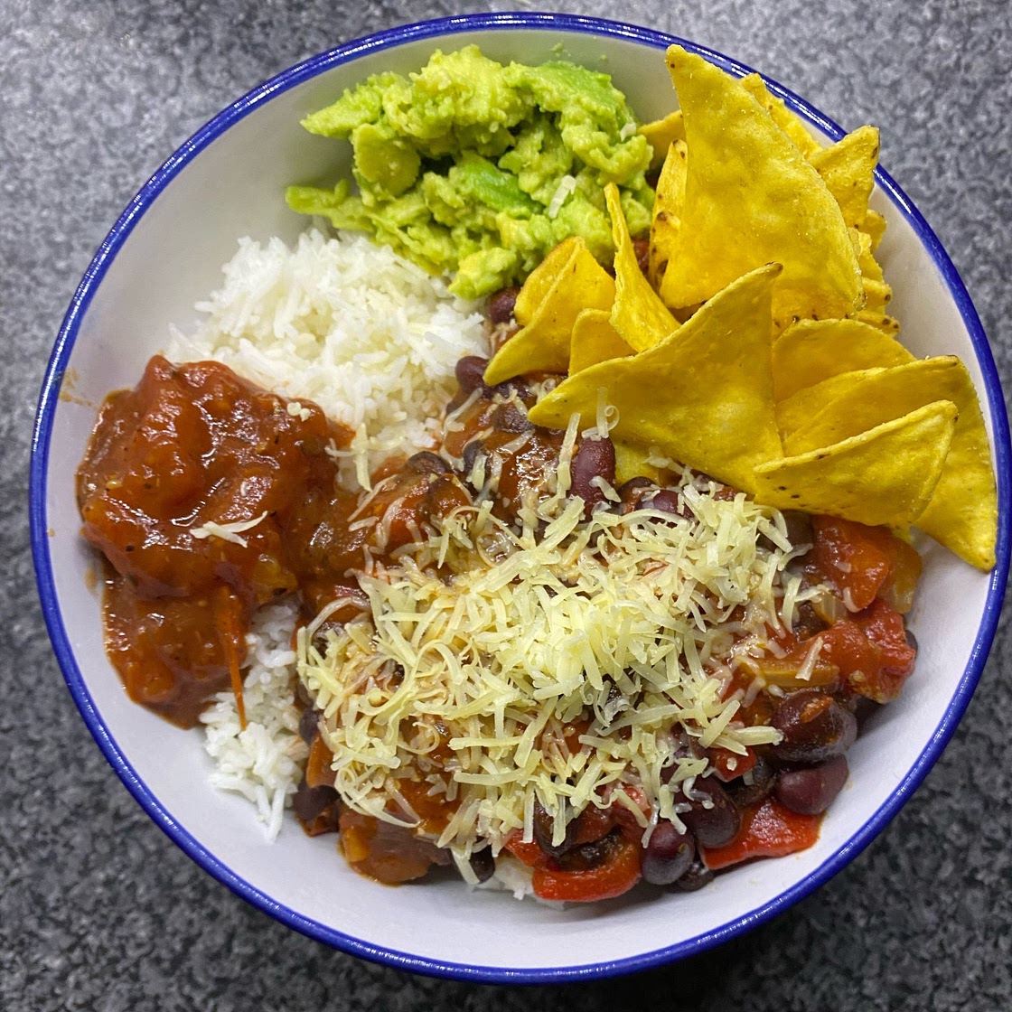 vegan burrito bowls
