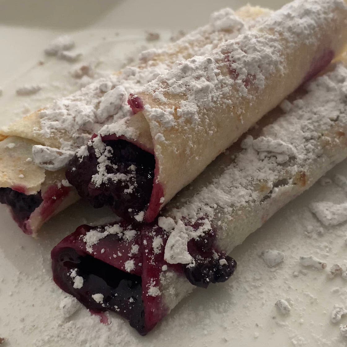 WIC Approved Oat Lefse with Homemade Jam