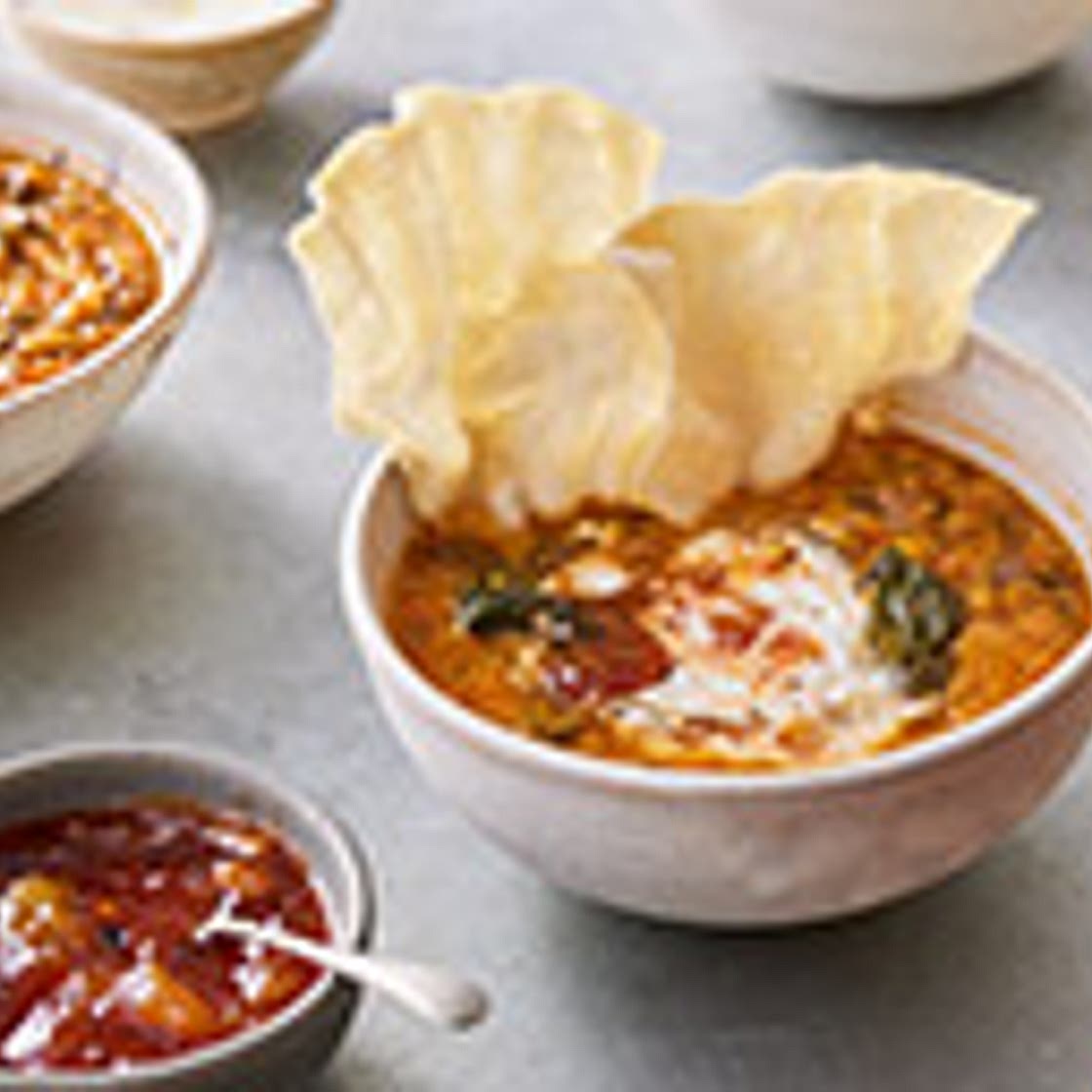 Jamie's spicy storecupboard soup