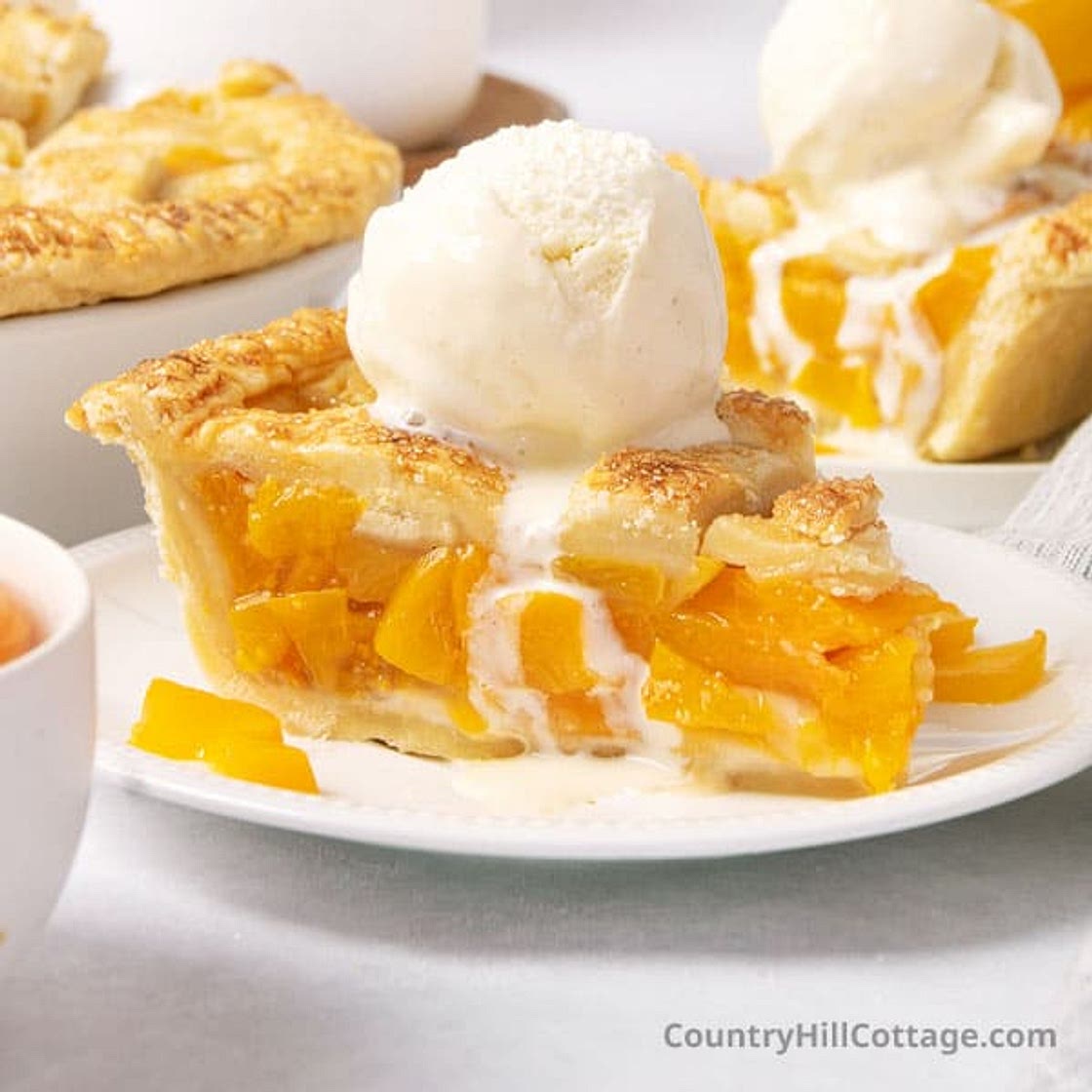 Canned Peach Pie Recipe