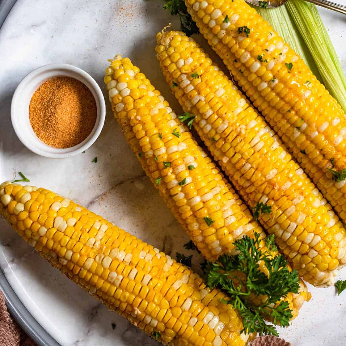 Oven Roasted Corn on the Cob