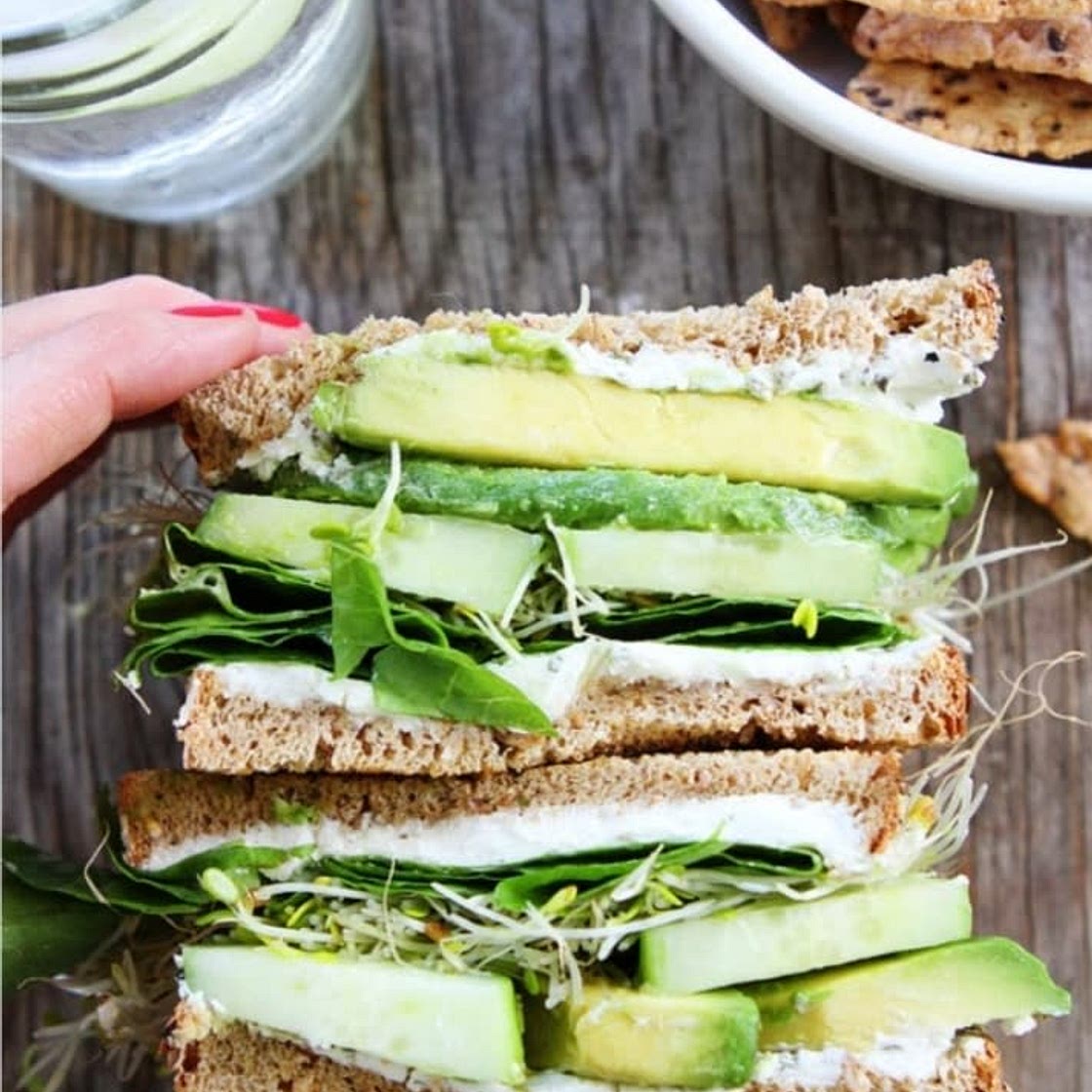 Healthy Green sandwich
