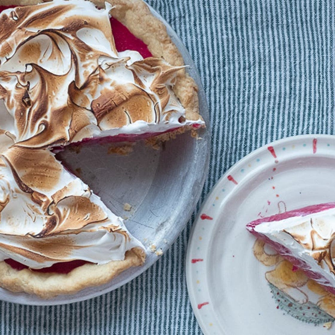 Cranberry Meringue Pie