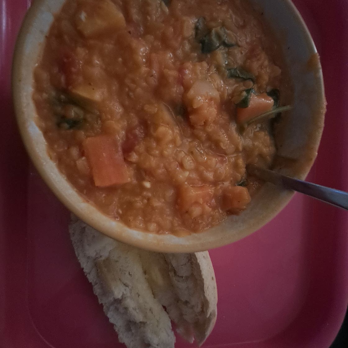 Lentil and vegetable stew!