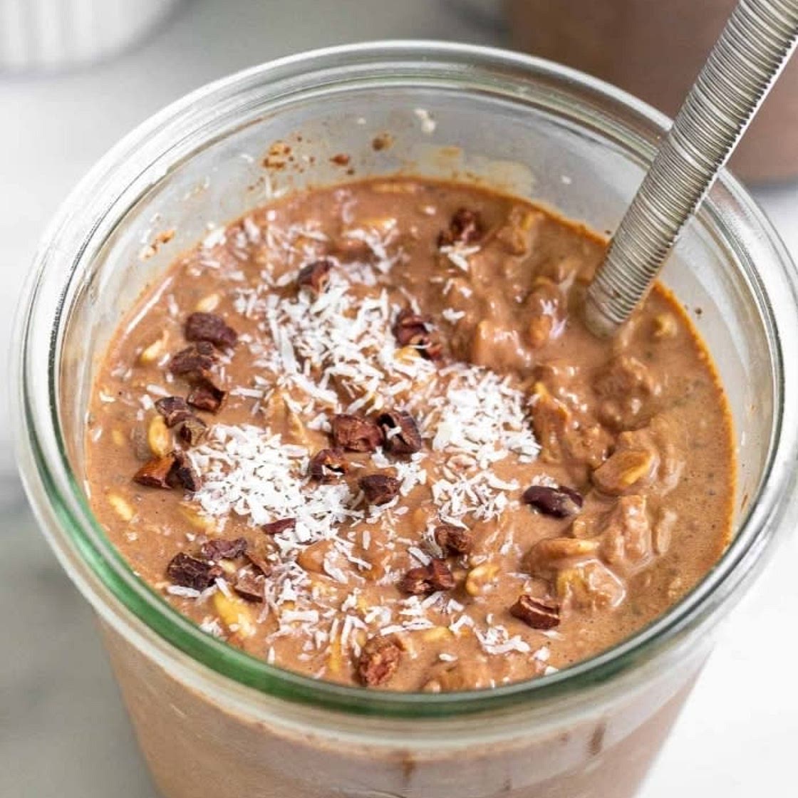 Overnight oats dark chocolate