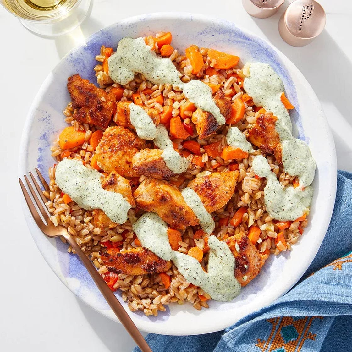 Smoky Chicken & Spicy Carrot Quinoa
