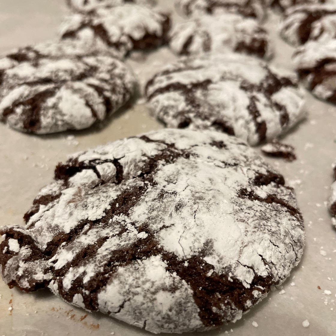 Chocolate Crinkle Cookies