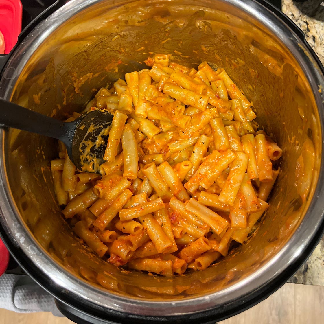 Amazing Instant Pot Creamy "Baked" Ziti