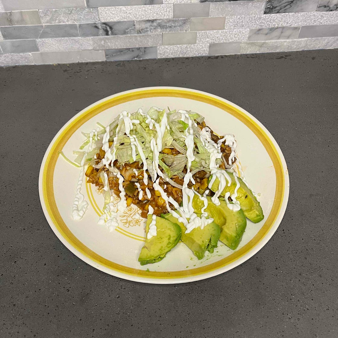 Cheesy Taco Rice