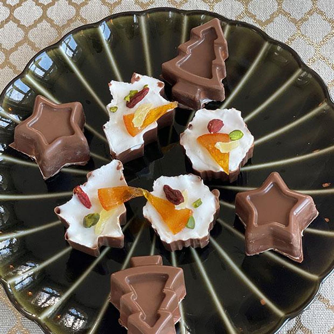 Recette de guimauves de Noël, confiseries | Julie Andrieu