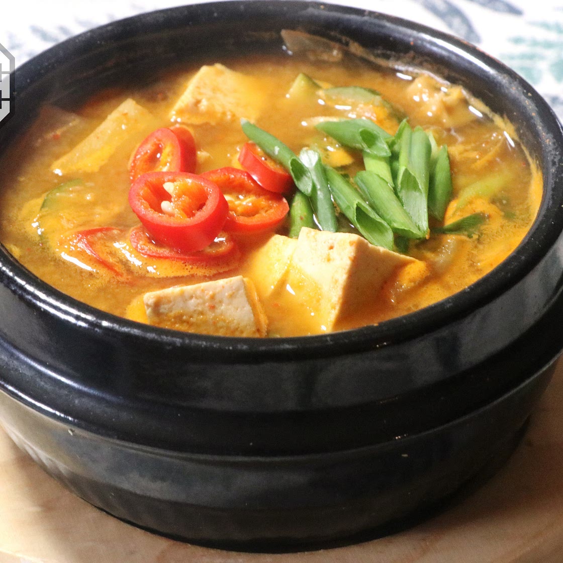 Restaurant Version Soybean Paste Guk  (된장찌개, DoenJangJjiGae) | Aeri's Kitchen