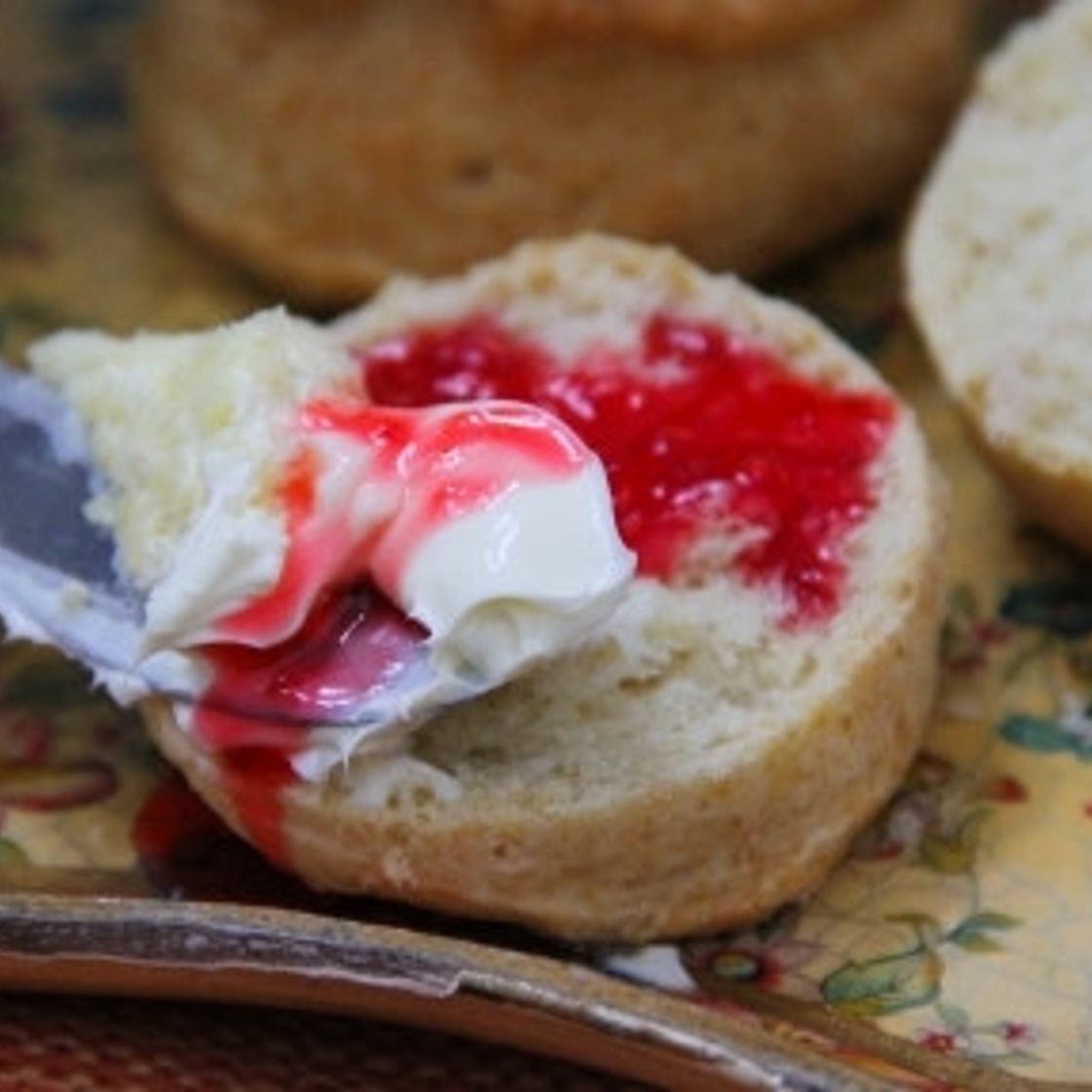 Scones and Cheat's Raspberry Jam