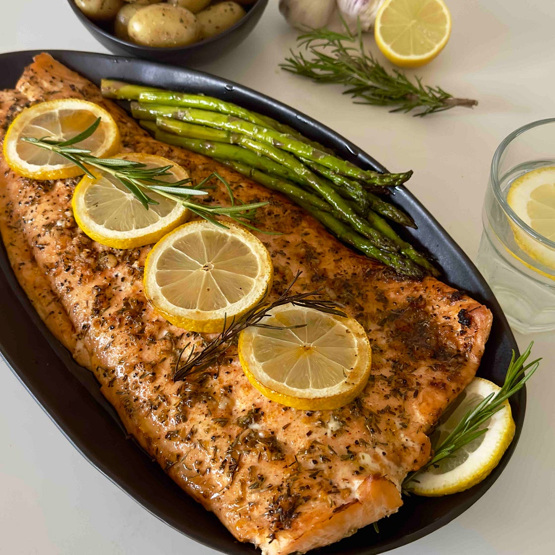 Lemon & Garlic Salmon