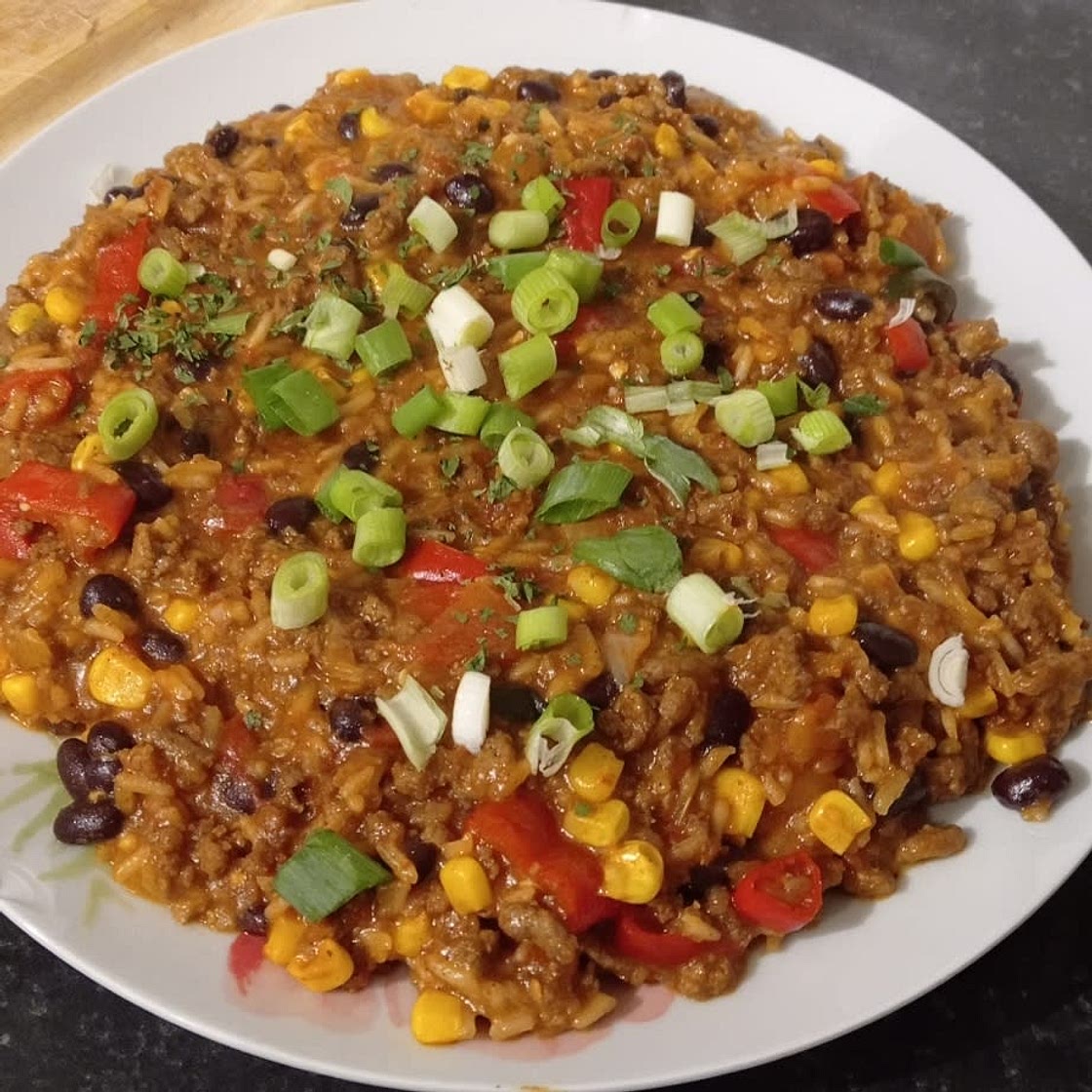 Mexican Beef and Rice Casserole