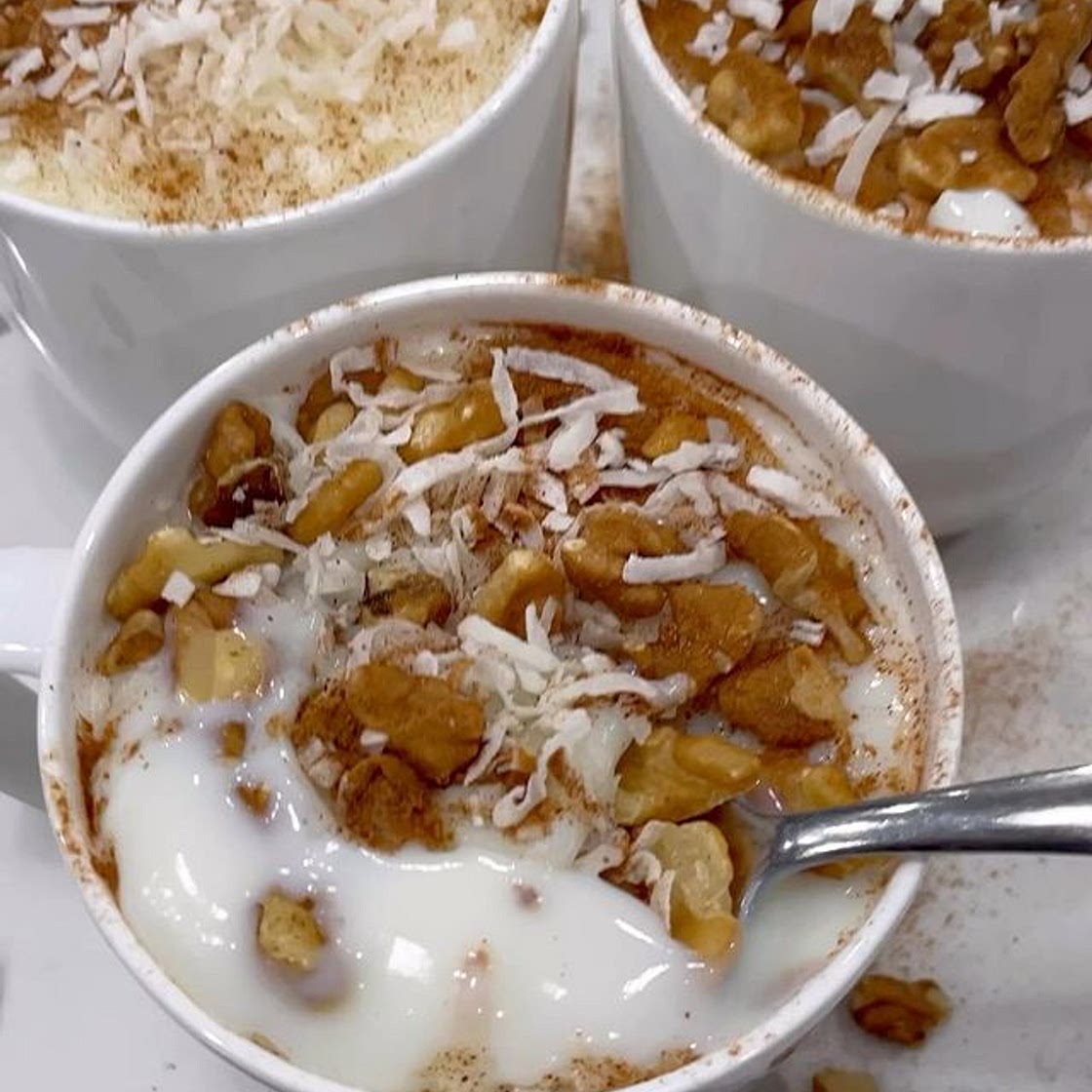 Milk pudding (sahlab)