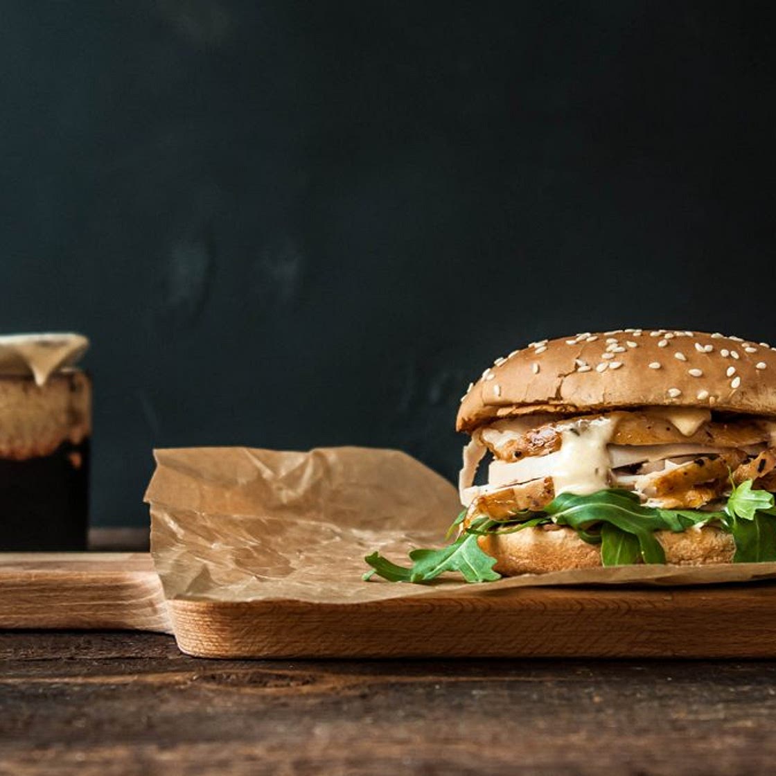 Herbed Chicken and Apple Burgers