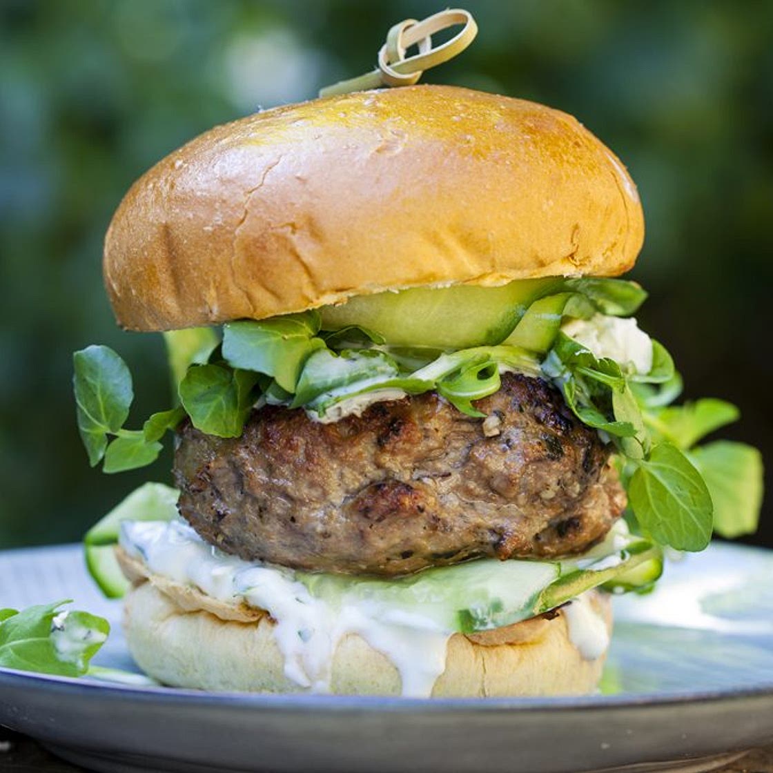 Lamb Burgers with Fruity Relish
