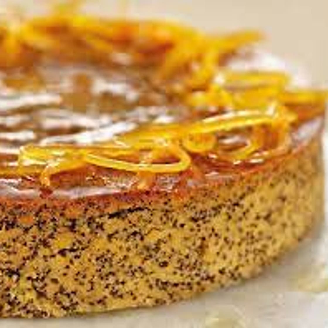 Orange and Poppyseed zcake