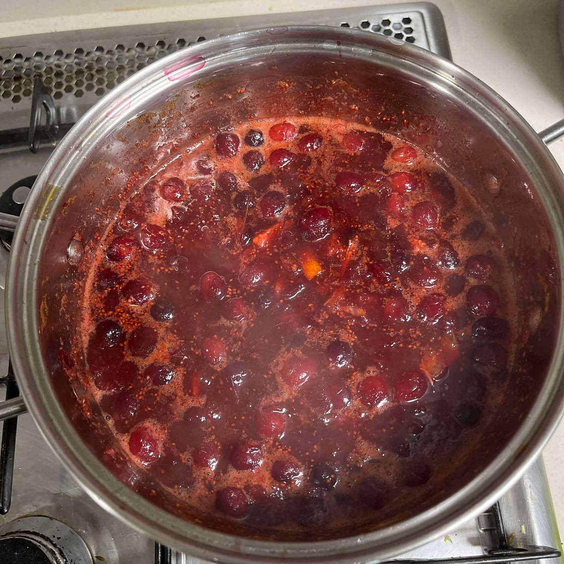 Clementine Cranberry relish 