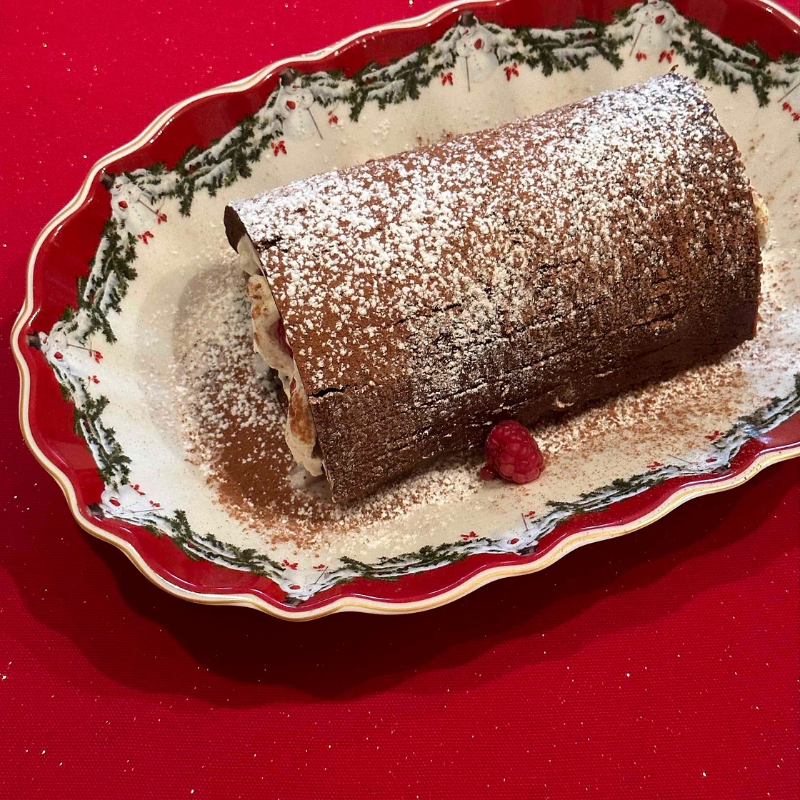 Yule log cake 🪵🎄🎅🏼