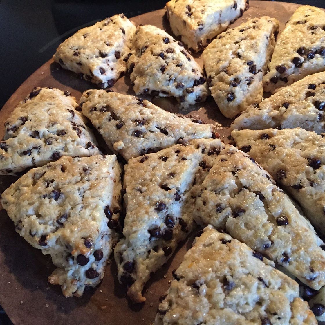 Chocolate chip scones 