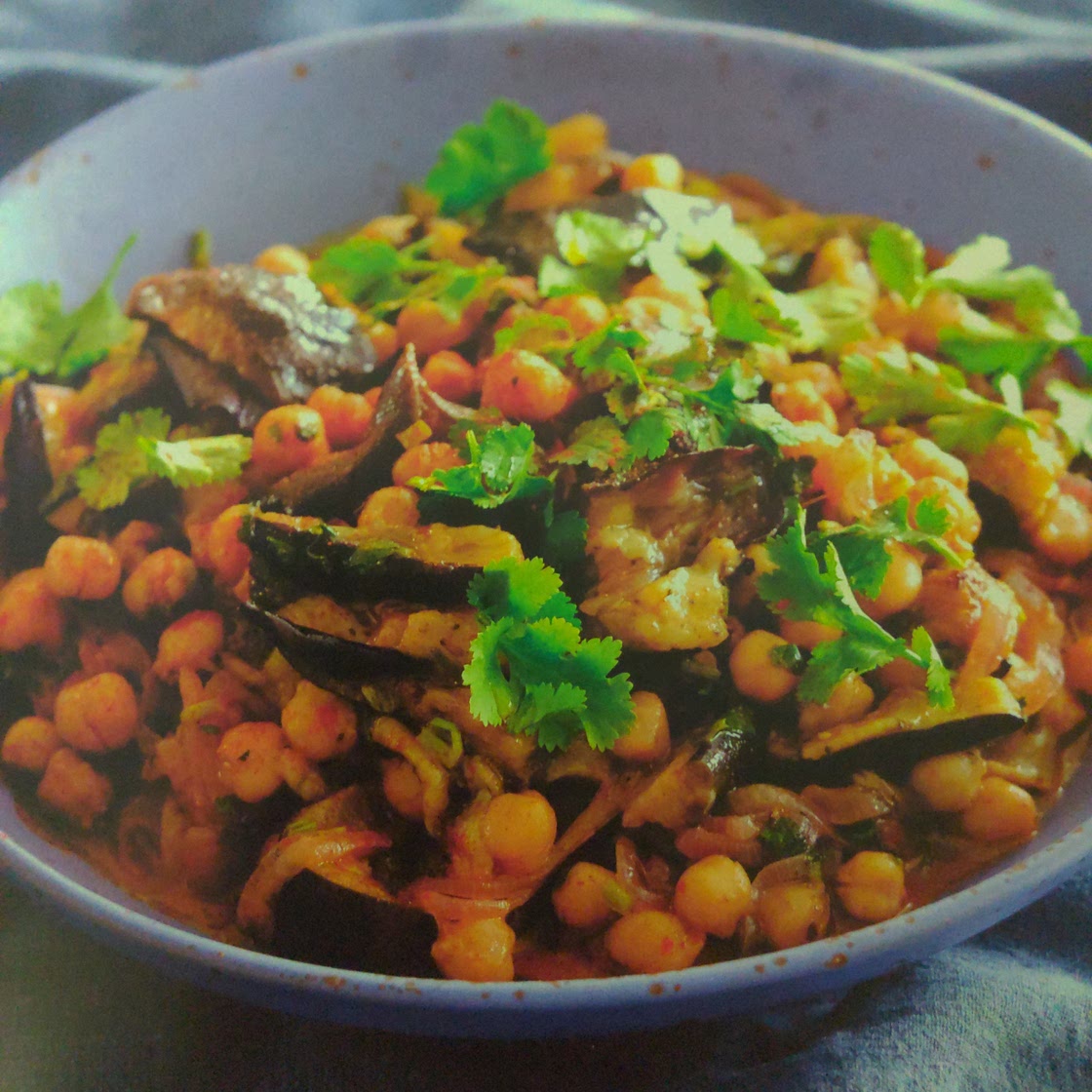 Eggplant and Chickpea Curry