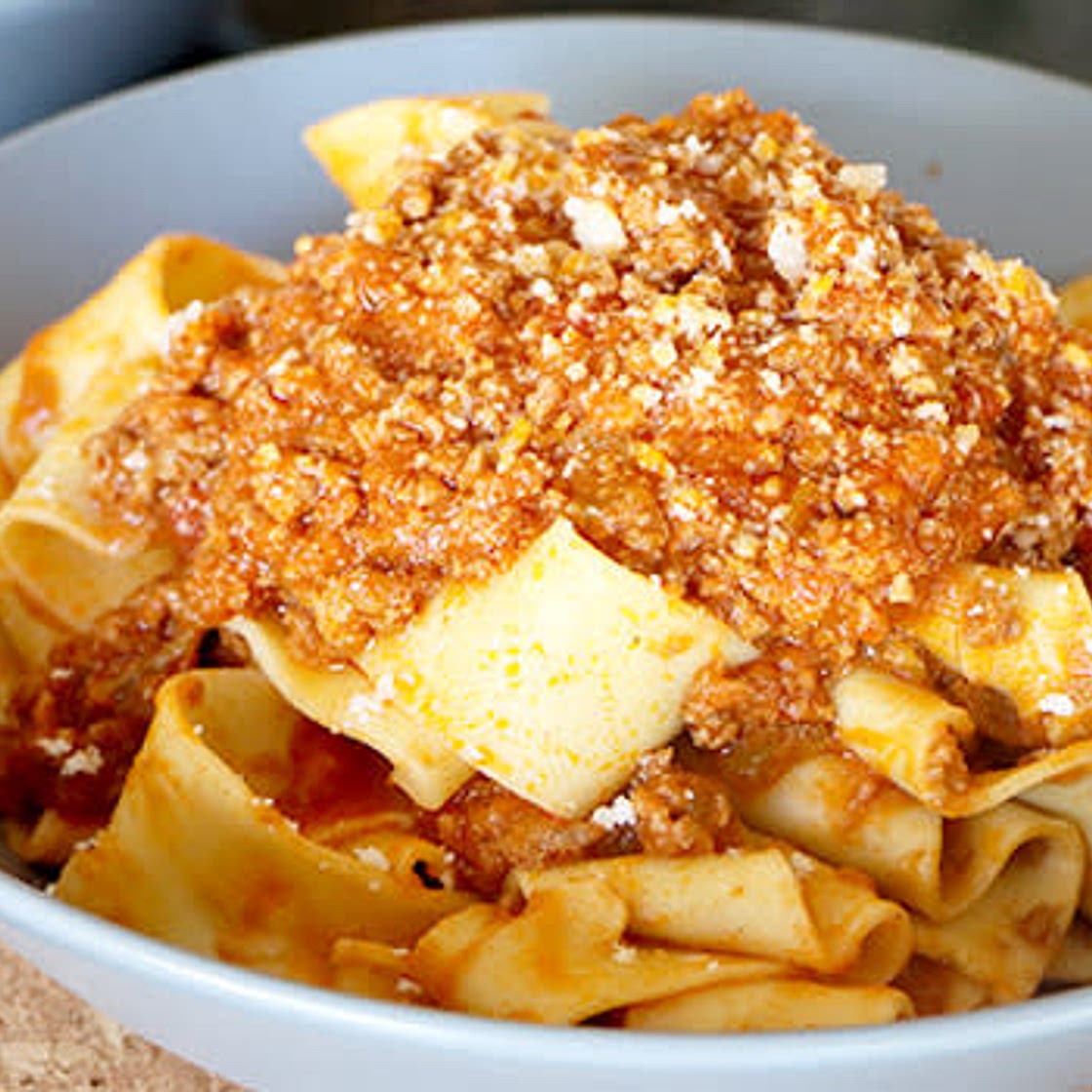 Authentic Bolognese pasta