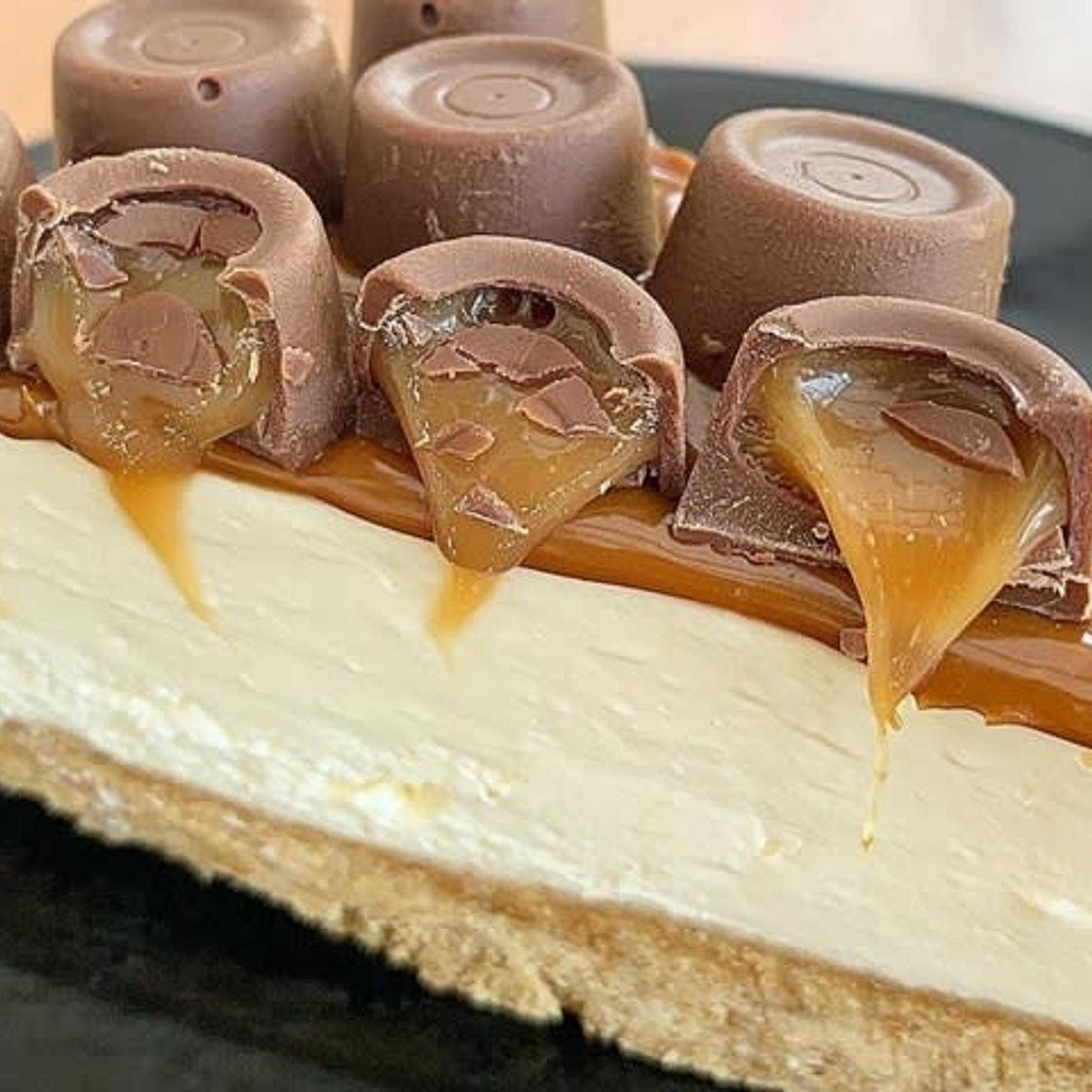 Rolo caramel cheesecake 