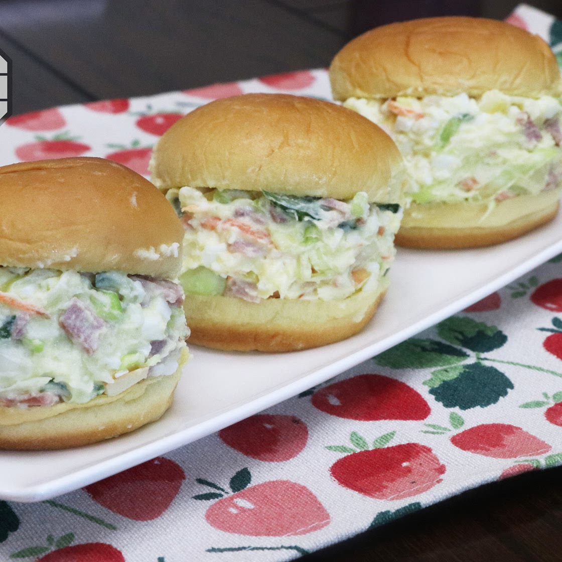 Korean Bakery Salad Sandwich  (샐러드빵, SaladBbang) | Aeri's Kitchen