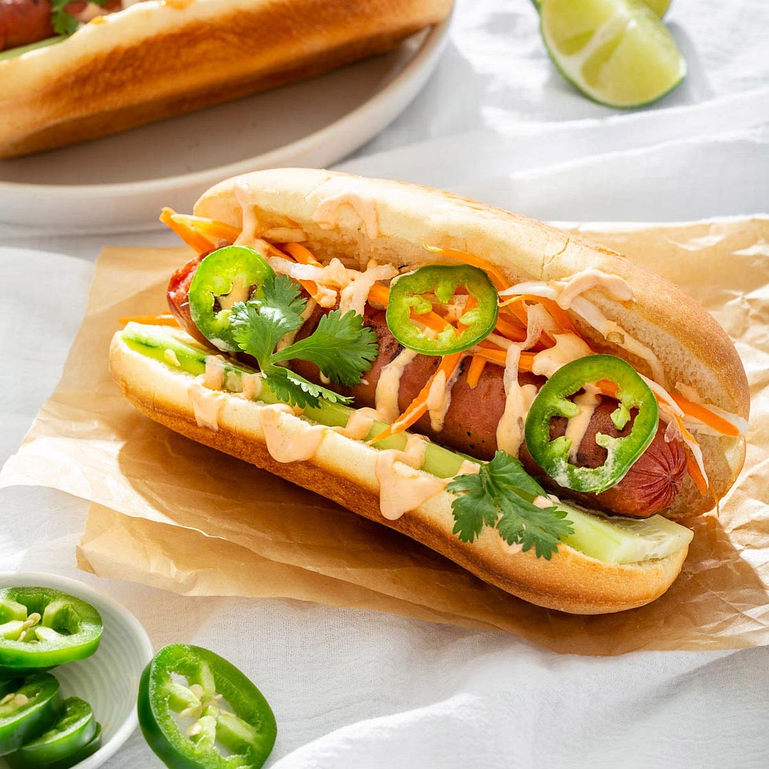 Banh Mi Hot Dogs