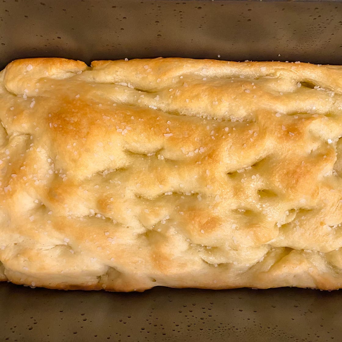 Mini Loaf Pan Focaccia