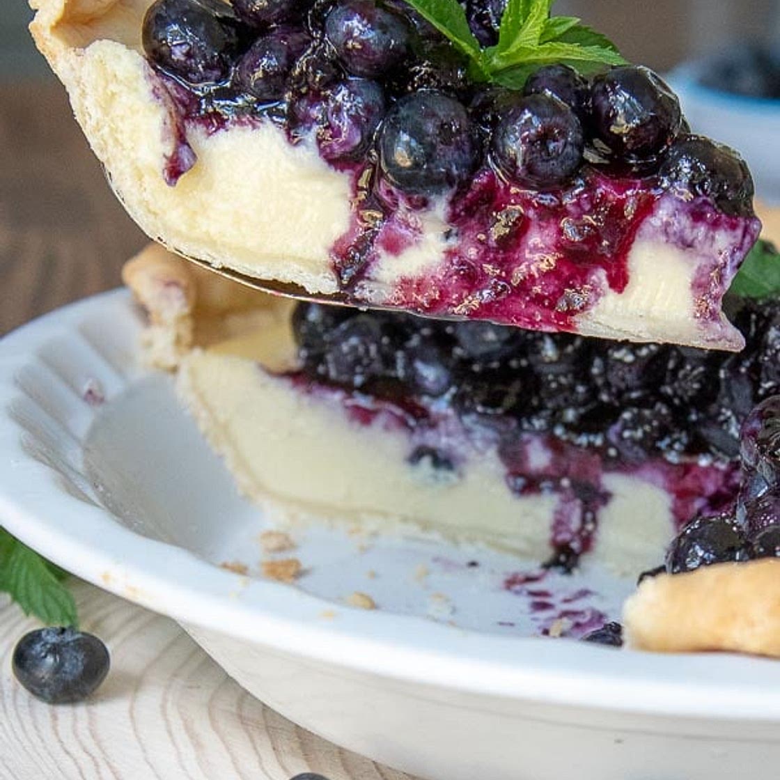 Fresh Blueberry Pie