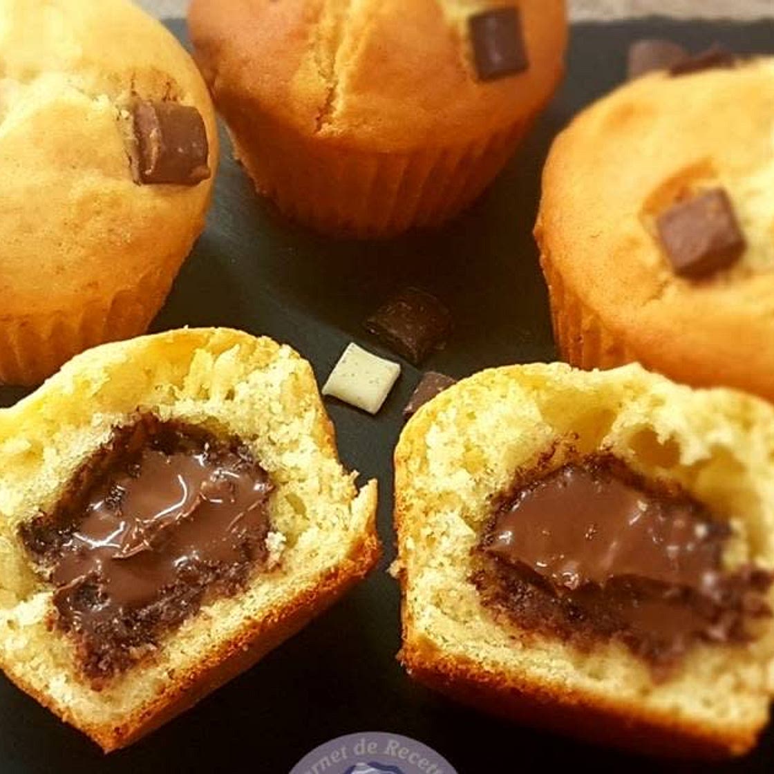 Muffins cœur de Nutella
