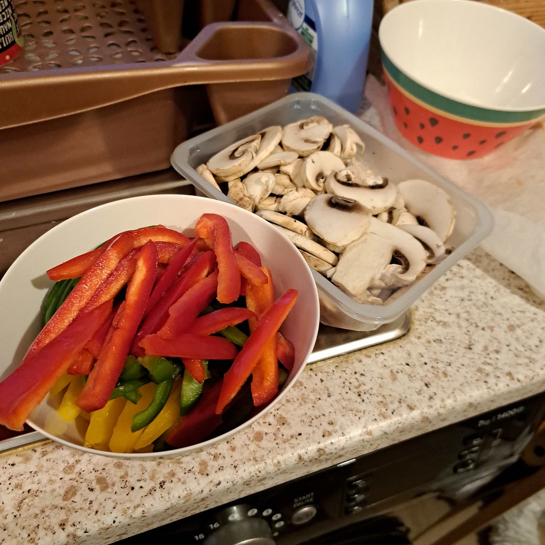 Homemade pizzas
