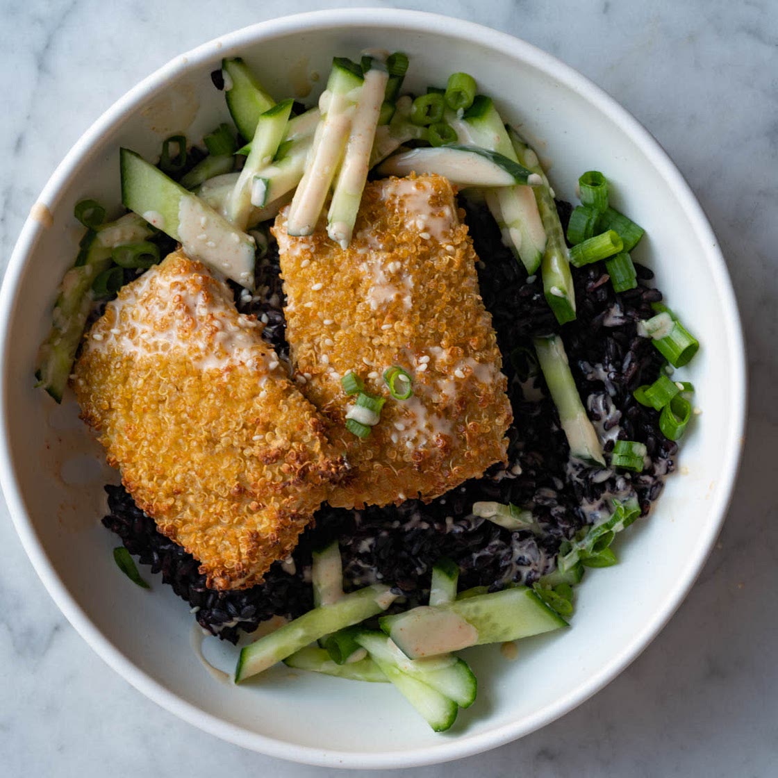 Crispy Tofu Buddha Bowl