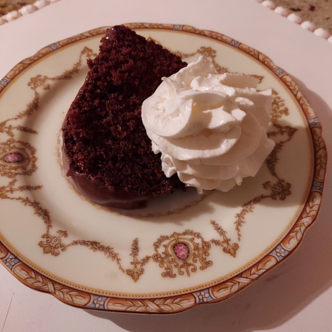 Chocolate Pound Cake with Chocolate Ganache