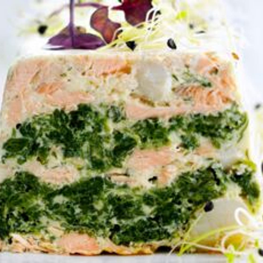 Terrine de saint-jacques et saumon