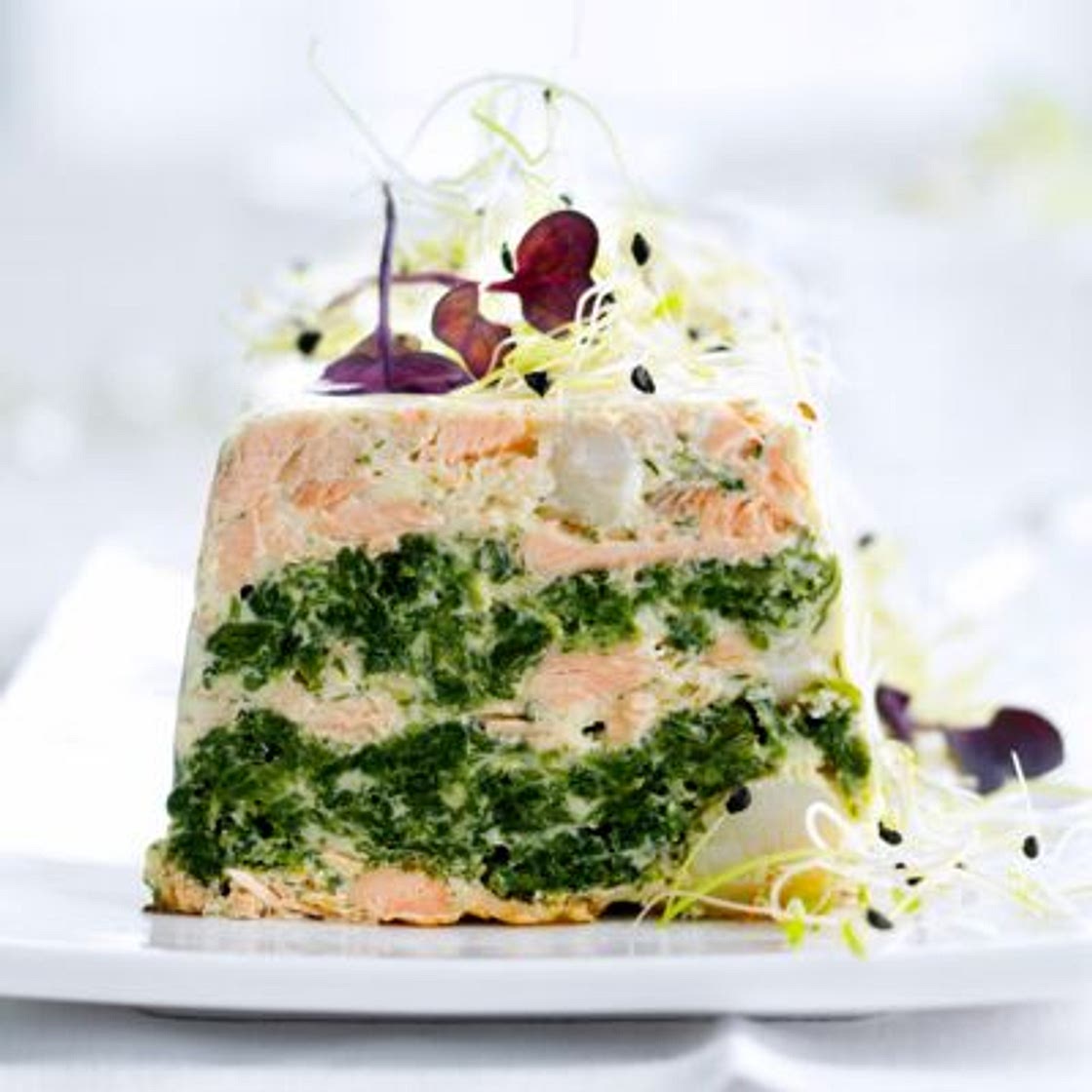 Terrine de saint-jacques et saumon