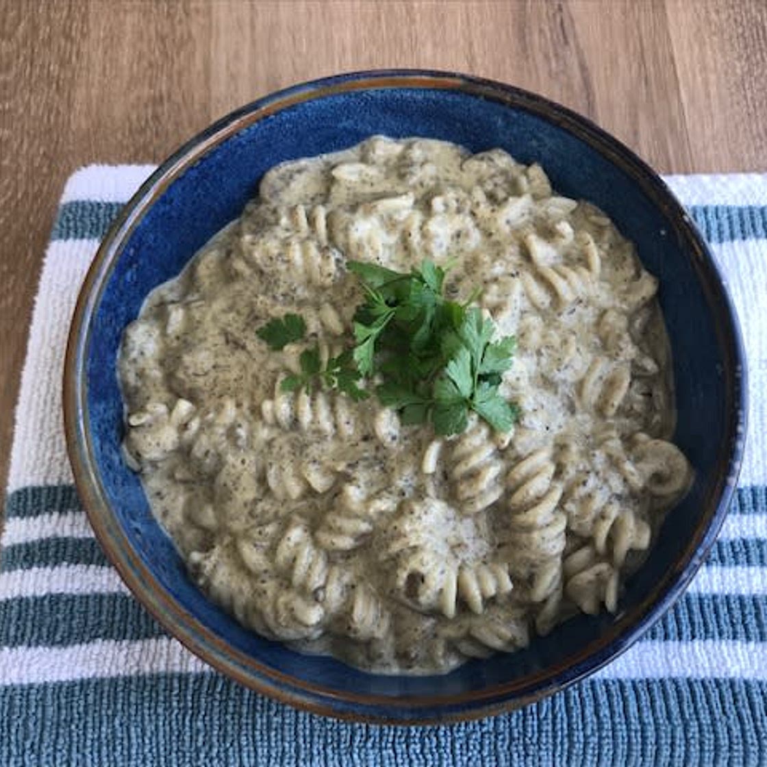 Vegan Mushroom Carbonara