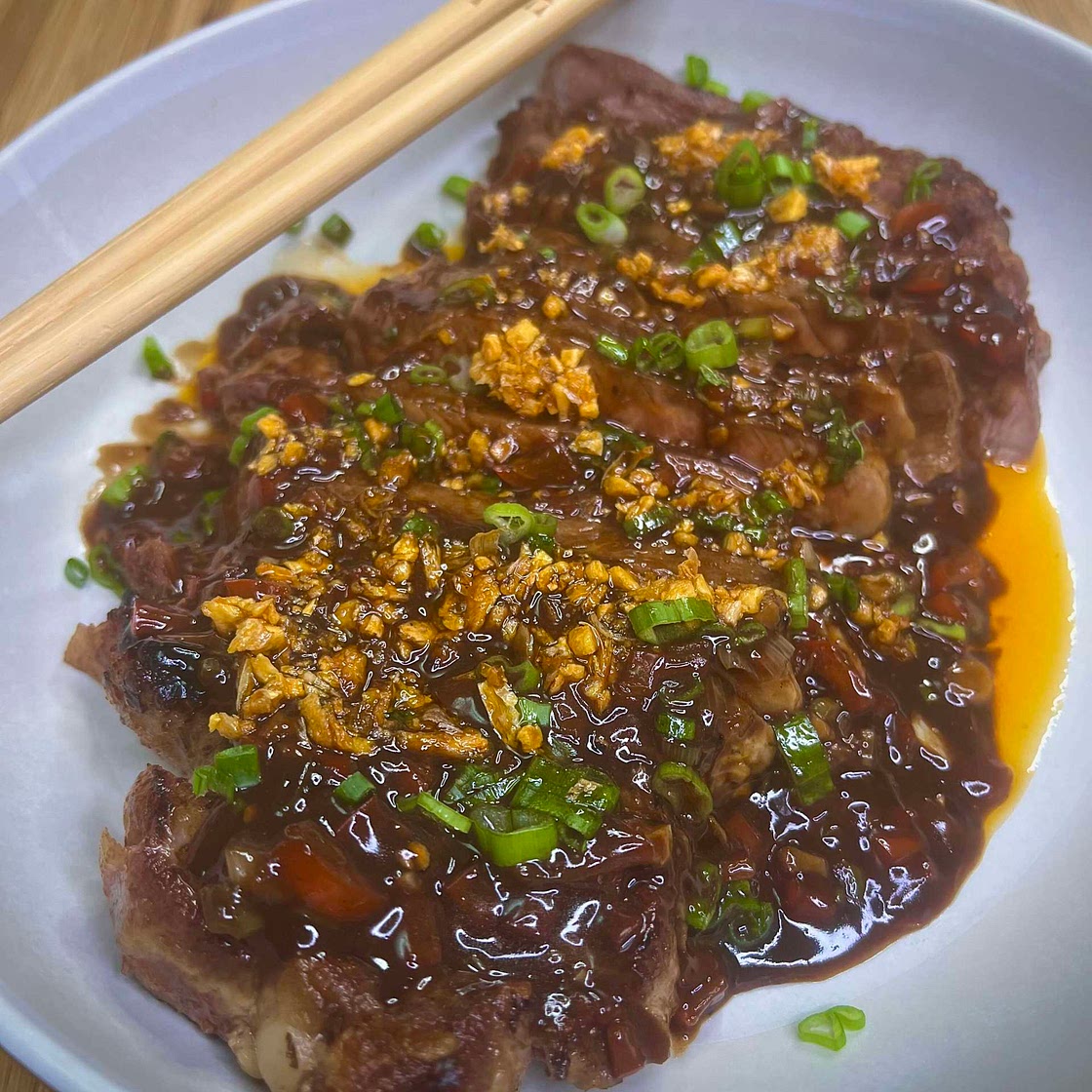 Filipino Steak Salpicao 