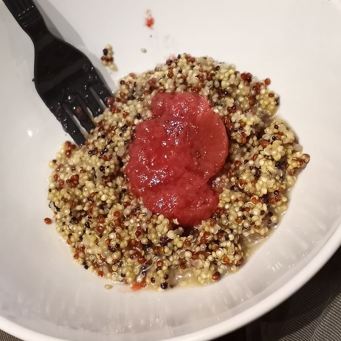 Breakfast Quinoa with Strawberries