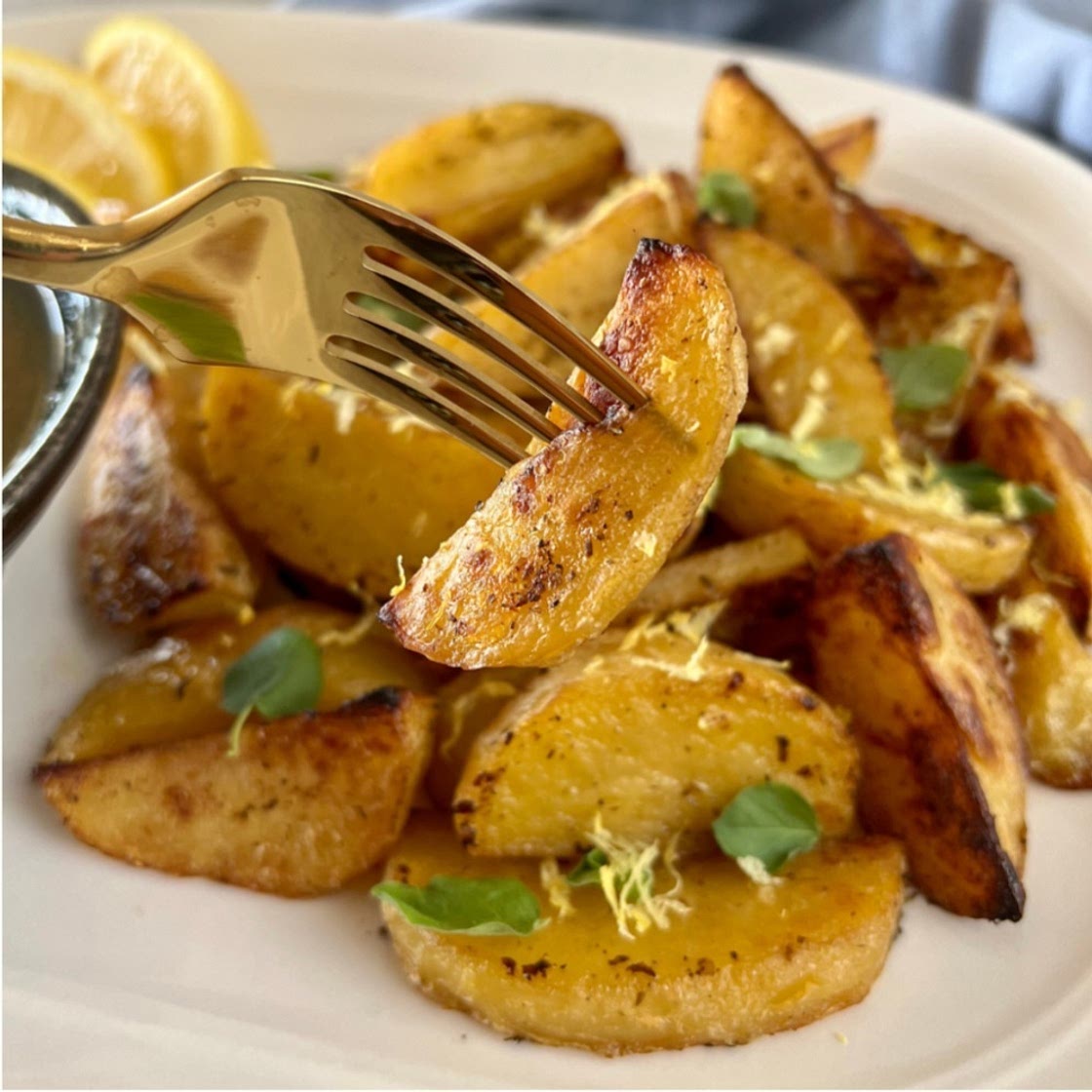 Greek Potato Wedges