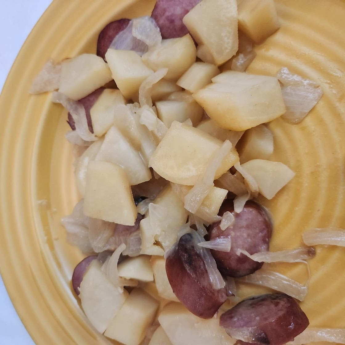 Honey Mustard Kielbasa and Potatoes