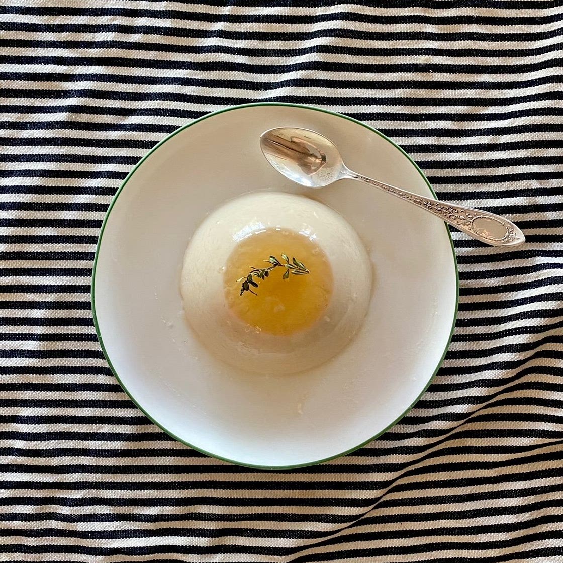 LEMON PANNA COTTA — Aubree Holmes